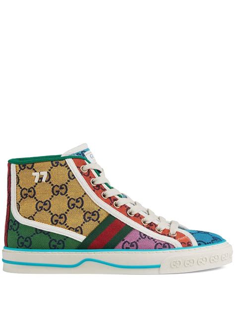 precio de tenis gucci|gucci tennis 1977 high top.